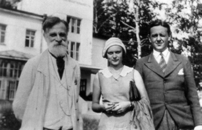 И. П. Павлов, М. Альмгрен, К. Альмгрен И. П. Павлов, М. Альмгрен, К. Альмгрен